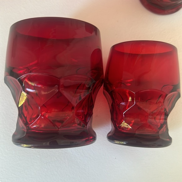 Vintage honeycomb glassware - Picture 3 of 5